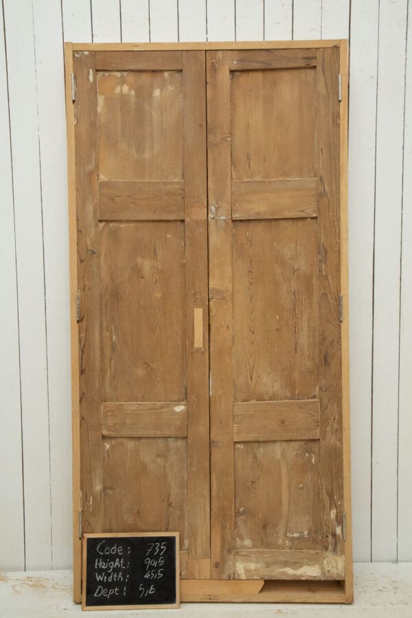 Antique Solid Wood French Doors (Set) - Lot 735 - Image 3