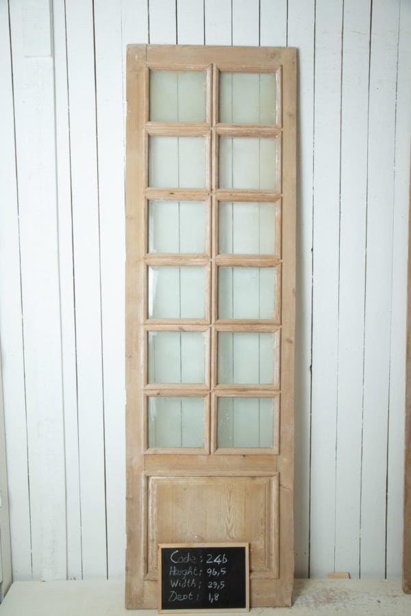 Antique French Doors with Glass (Single) - Lot 246 - Image 3