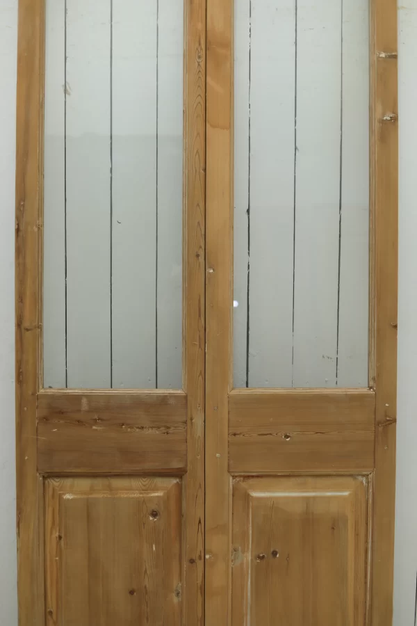 Antique French door Glass - lot B52 - Image 3