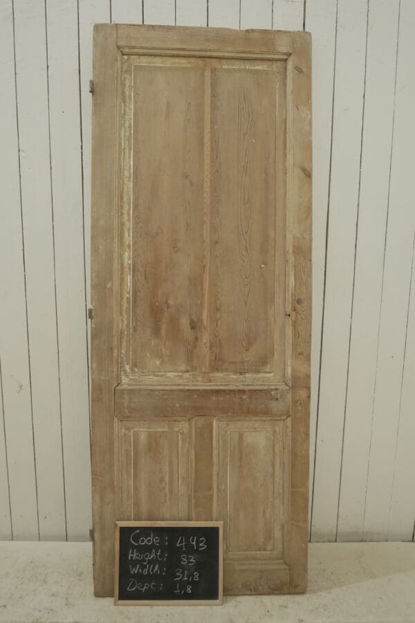Antique Solid Wood French Door - Lot 443 - Image 3
