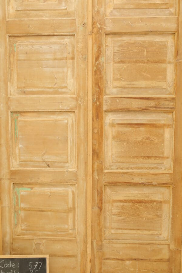 Antique Solid Wood French Doors (Set) - Lot 577 - Image 2