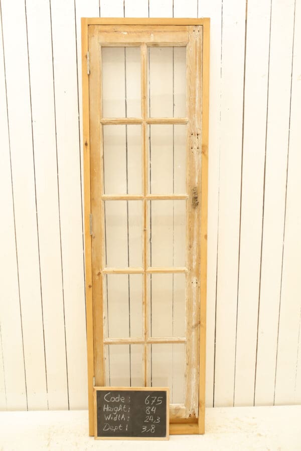 Antique French Glass Door - Lot 675