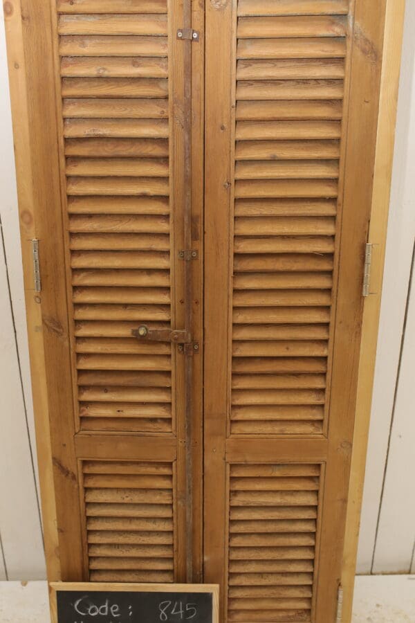 Antique Solid Wood French Door - Lot 845 - Image 2