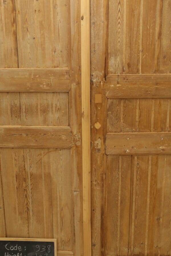 Antique Solid Wood French Doors (Set) - Lot 938 - Image 2