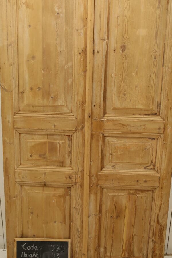 Antique Solid Wood French Doors (Set) - Lot 939 - Image 2