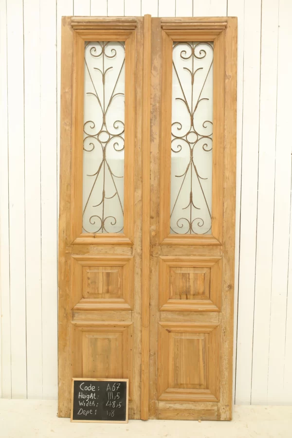 Antique French door - lot A67