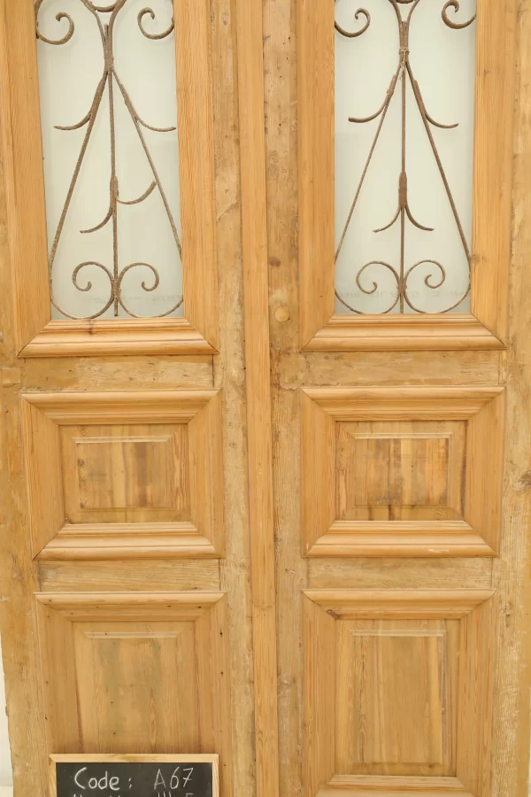 Antique French door - lot A67 - Image 3