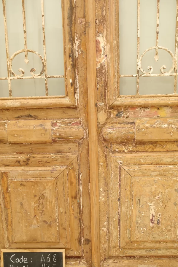 Antique French door - lot A68 - Image 2