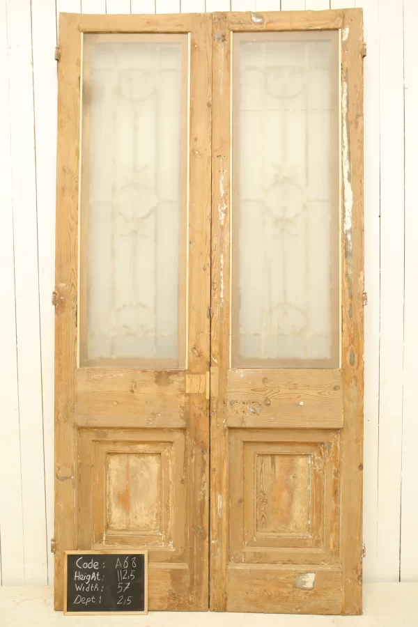 Antique French door - lot A68 - Image 4