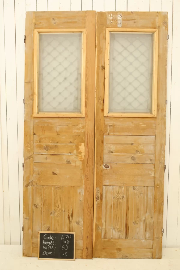 Antique French door - lot A74 - Image 4