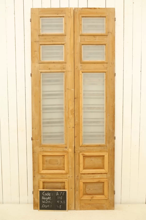 Antique French door Iron - lot A78 - Image 4