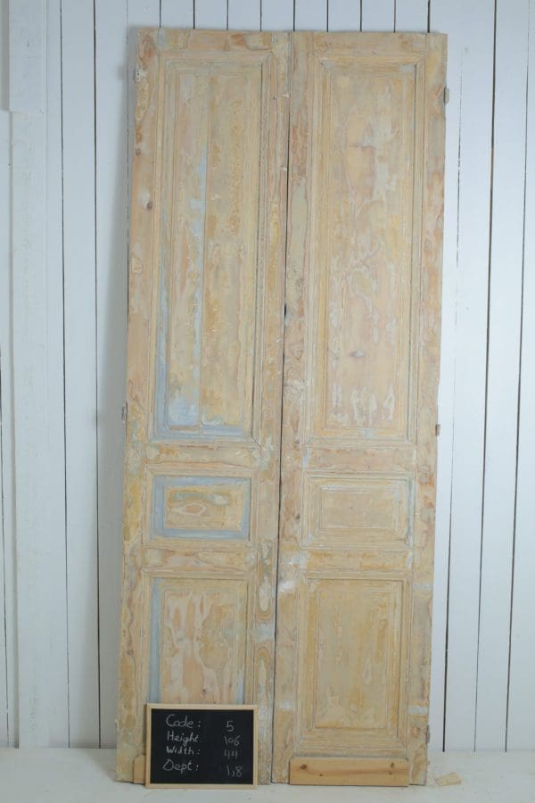 Antique Solid Wood French Doors (Set) - Lot 5