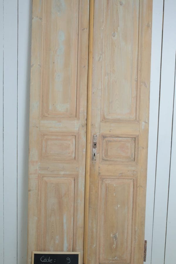 Antique Solid Wood French Doors (Set) - Lot 9 - Image 2