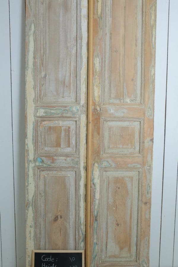 Antique Solid Wood French Doors (Set) - Lot 10 - Image 2