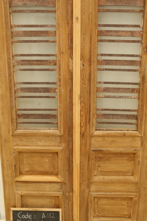 Antique French door Iron - lot A112 - Image 3