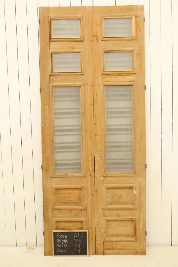 Antique French door Iron - lot A112 - Image 4