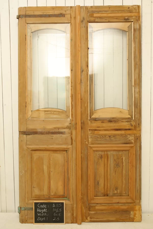 Antique French door Glass - lot A115 - Image 4