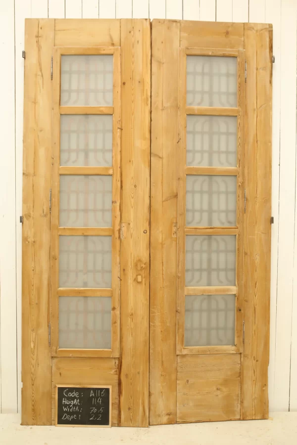 Antique French door Iron - lot A116 - Image 4