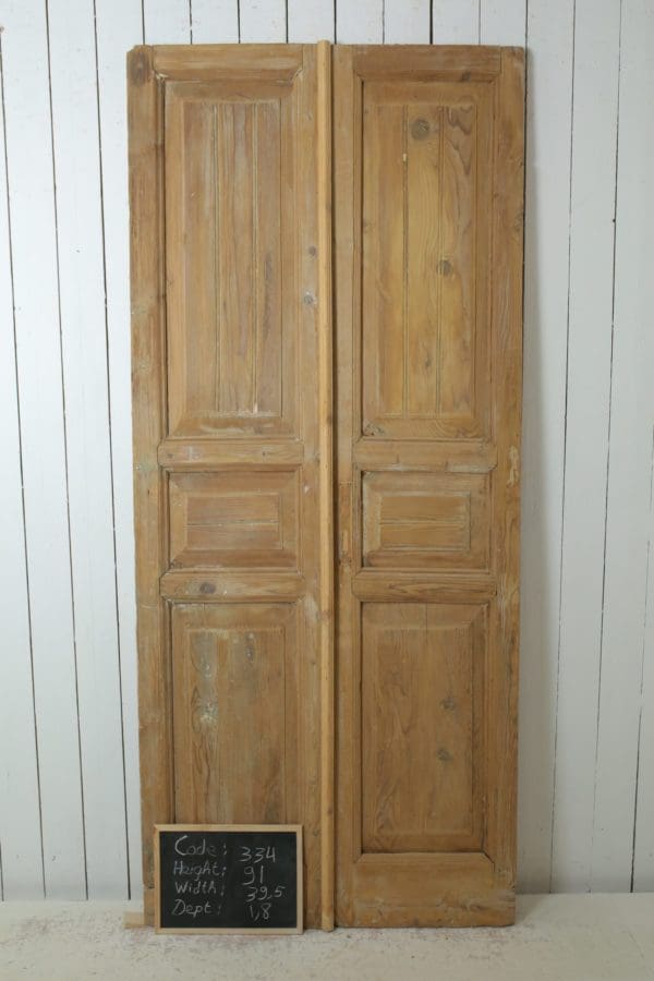 Antique French Wood Door (Set) - Lot 334