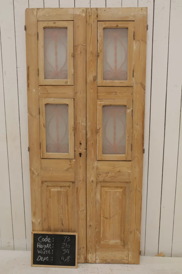 Antique French door Iron - lot A73 - Image 4