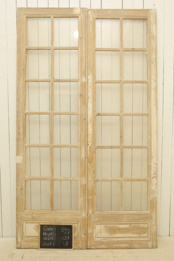 Antique French Glass Door (Set) - Lot 540