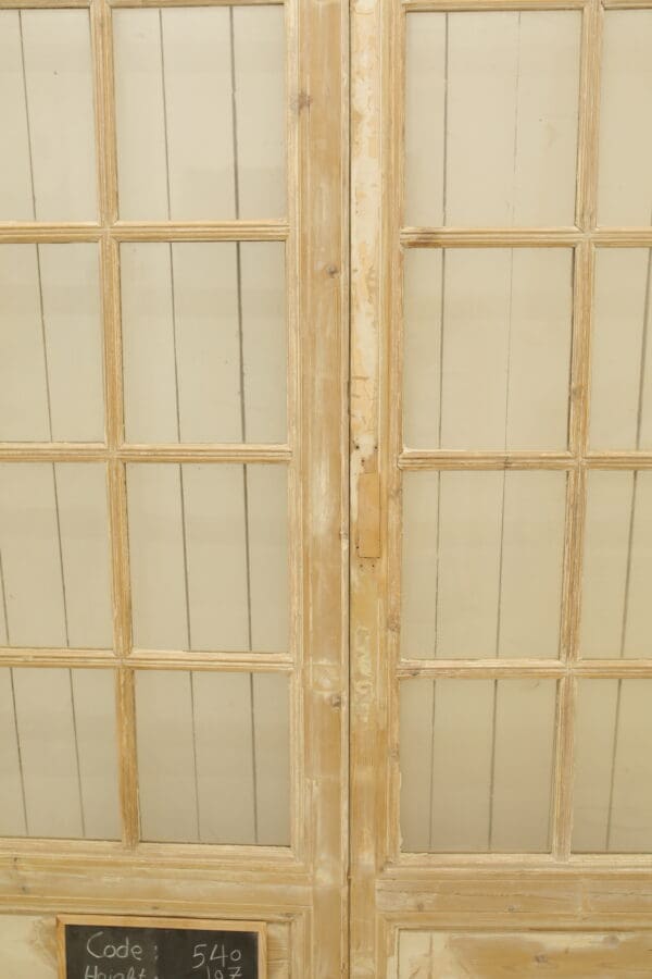 Antique French Glass Door (Set) - Lot 540 - Image 2