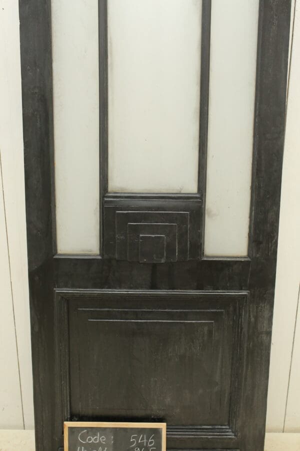 Black Antique French Glass Door - Lot 546 - Image 2