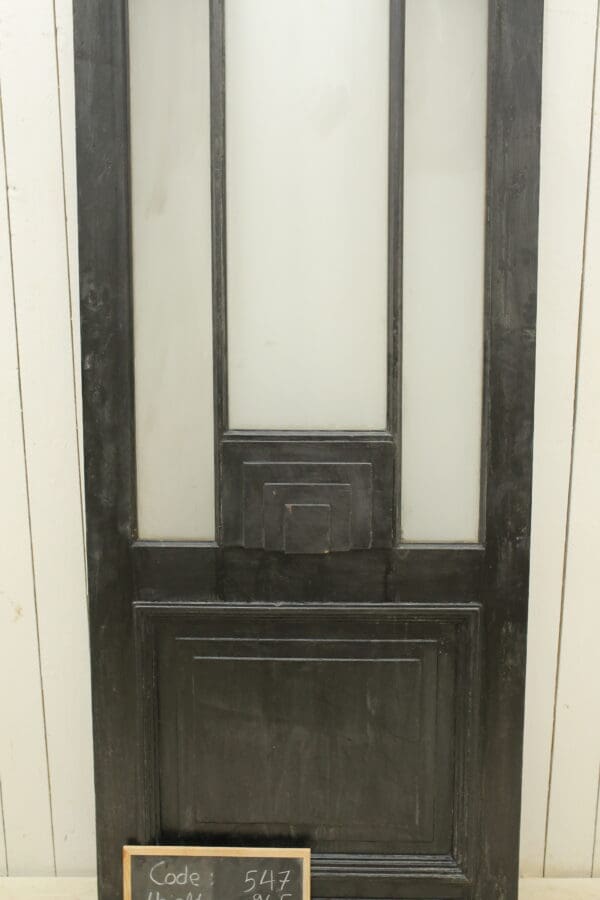 Black Antique French Glass Door - Lot 547 - Image 2