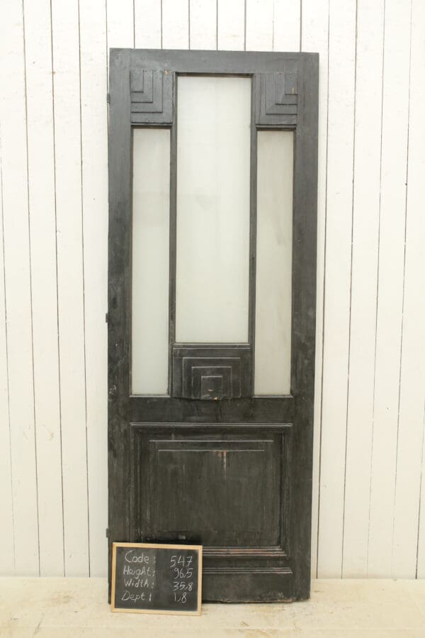 Black Antique French Glass Door - Lot 547 - Image 3