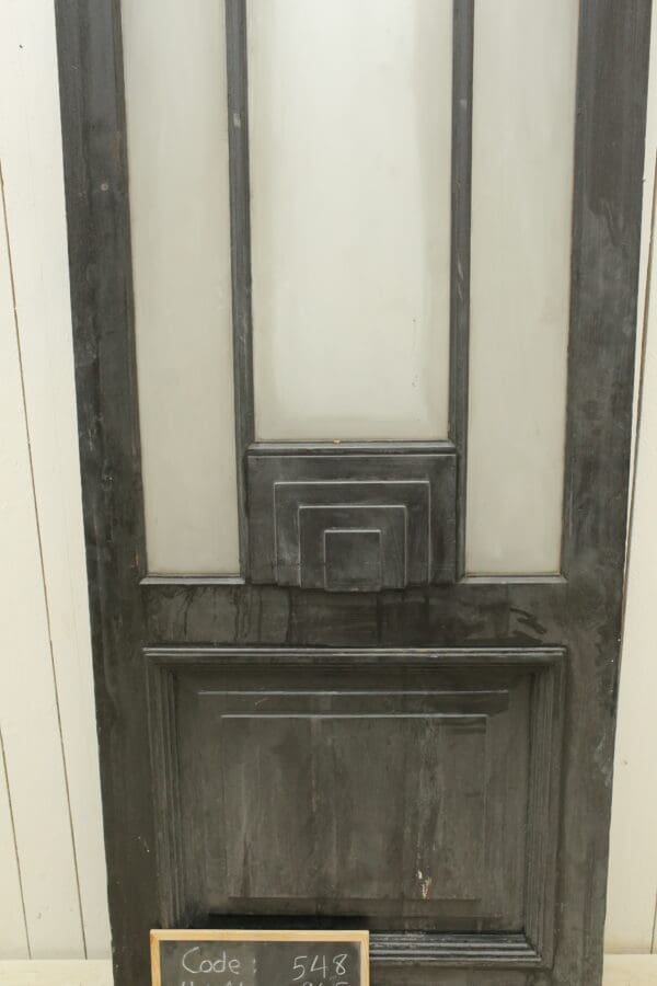 Black Antique French Glass Door - Lot 548 - Image 2