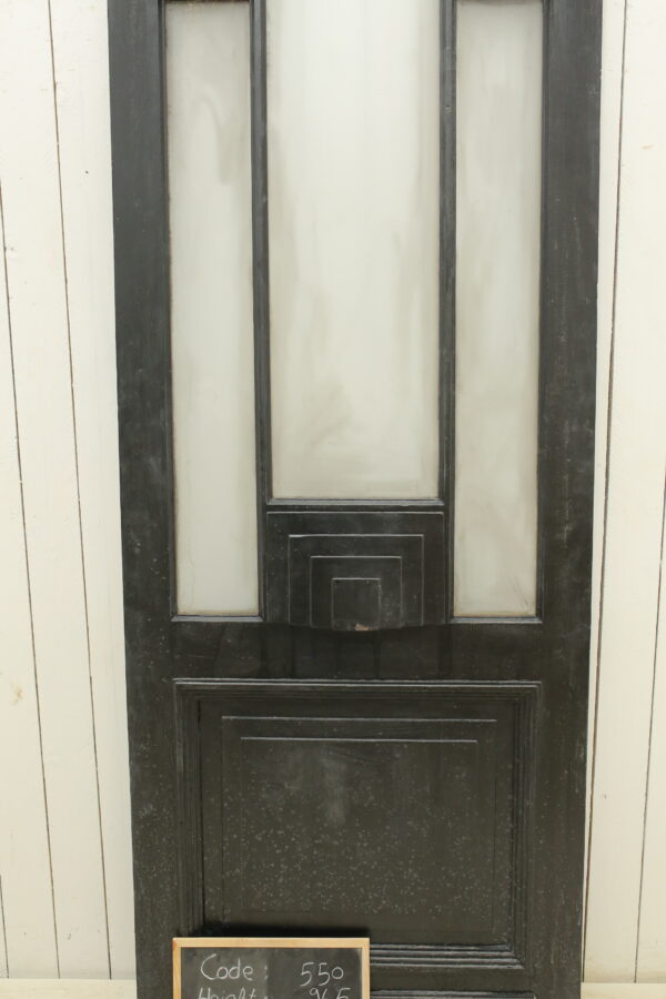 Black Antique French Glass Door - Lot 550 - Image 2