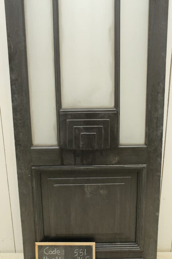 Black Antique French Glass Door - Lot 551 - Image 2