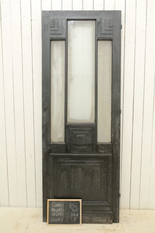 Black Antique French Glass Door - Lot 552 - Image 3