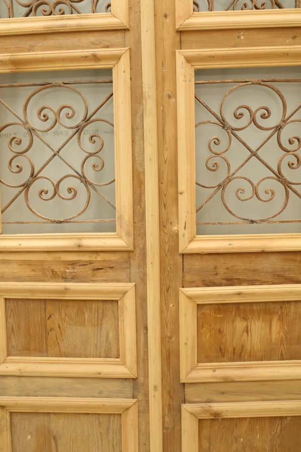 Antique French door Iron - lot A702 - Image 3
