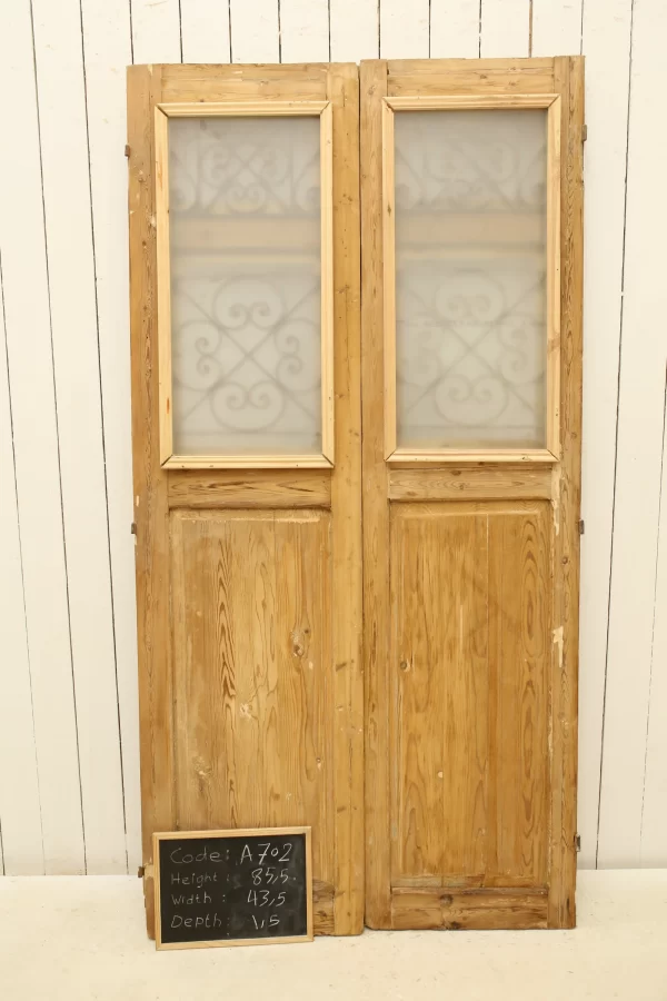 Antique French door Iron - lot A702 - Image 6