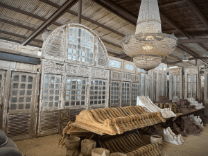 Antiques & Vintage Round Top showroom at the Bull Market in Round Top. Wide selection of luxury European decor, including reclaimed doors, arched mirrors, antique collectibles, greenhouses, and more! Located at 3570 TX-237, Round Top, TX 78954.